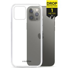 Mobilize Naked Protection Doorzichtig iPhone 12 Pro Max Hoesje Hardcase Backcover Shockproof - Transparant