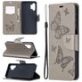 Mobigear Butterfly Samsung Galaxy A32 5G Hoesje Bookcase Portemonnee - Grijs
