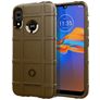 Mobigear Rugged Shield Motorola Moto E6 Plus Hoesje Flexibel TPU Backcover Shockproof - Bruin