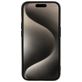Mobiparts iPhone 15 Pro Siliconen Hoesje Backcover - Zwart