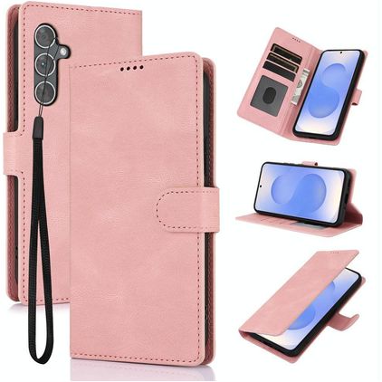 Mobigear Wallet Samsung Galaxy S26 Plus Hoesje Bookcase Portemonnee - Roze