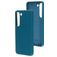 Mobiparts Samsung Galaxy S23 Siliconen Hoesje Backcover - Blueberry Blue