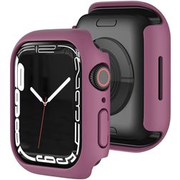 Mobigear Colors Dun Apple Watch - 45 mm Hardcase Hoesje - Bordeauxrood