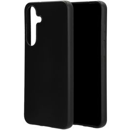 Mobiparts Classic Samsung Galaxy S25 Plus Hoesje Flexibel TPU Backcover - Zwart
