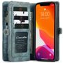 Caseme 008 iPhone 12 Mini Hoesje Uitneembare 2in1 Bookcase Portemonnee - Blauw