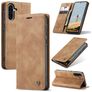 CaseMe 013 Samsung Galaxy A56 Hoesje Bookcase Portemonnee - Bruin