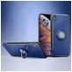 Mobigear Armor Ring iPhone XS Max Hoesje Hardcase Backcover Shockproof met Ringhouder - Blauw