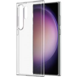 Mobigear Basics Doorzichtig Samsung Galaxy S24 Ultra Hoesje Flexibel TPU Backcover - Transparant
