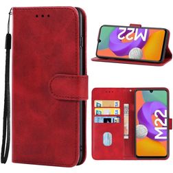 Mobigear Wallet Samsung Galaxy M22 Hoesje Bookcase Portemonnee - Rood