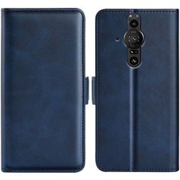 Mobigear Slim Magnet Sony Xperia Pro-I Hoesje Bookcase Portemonnee - Donkerblauw