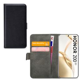Mobilize Classic Gelly Wallet HONOR 200 Hoesje Bookcase Portemonnee - Zwart