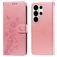 Mobigear Flowers Samsung Galaxy S26 Ultra Hoesje Bookcase Portemonnee - Roségoud