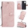Mobigear Butterfly Samsung Galaxy A71 Hoesje Bookcase Portemonnee - Roségoud