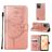 Mobigear Butterfly Realme C31 Hoesje Bookcase Portemonnee - Roségoud
