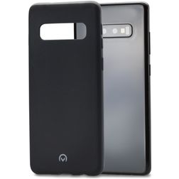 Mobilize Rubber Gelly Samsung Galaxy S10 Hoesje Flexibel TPU Backcover - Matt Black