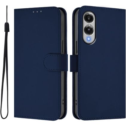 Mobigear Urban Wallet Samsung Galaxy S25 Edge Hoesje Bookcase Portemonnee - Marineblauw
