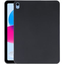 Mobigear Basics Dunne iPad 10 (2022) Hoes Flexibel TPU Backcover - Zwart