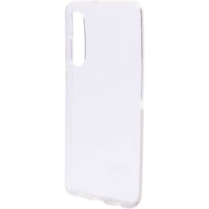 Mobiparts Classic Doorzichtig Huawei P30 Hoesje Flexibel TPU Backcover - Transparant