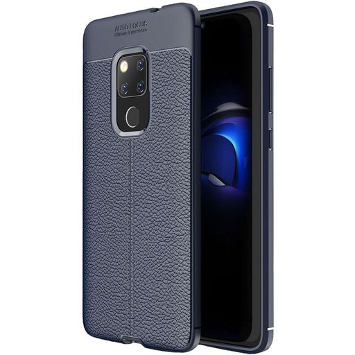 Mobigear Luxury Huawei Mate 20 Hoesje Flexibel TPU Backcover - Marineblauw