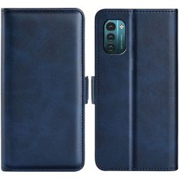 Mobigear Slim Magnet Nokia G21 Hoesje Bookcase Portemonnee - Donkerblauw