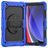 Mobigear SureGrip Xtreme Samsung Galaxy Tab A9 Plus (2023) Hoes Hard kunststof / Siliconen Backcover + Schouderband + Standaard - Blauw