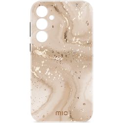 MIO Samsung Galaxy S25 MagSafe Hoesje Hardcase Backcover - Gold Marble