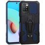 Mobigear Armor Stand Xiaomi Redmi 10 4G Hoesje Hardcase Backcover Shockproof met Standaard - Blauw
