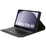 Mobiparts Bluetooth Keyboard Samsung Galaxy Tab A9 (2023) Hoes QWERTY Toetsenbord Bookcase - Zwart
