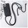 Mobigear Lanyard Card iPhone 15 Pro Max Siliconen Hoesje met koord en Pasjeshouder - Zwart
