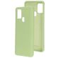 Mobiparts Samsung Galaxy A21s Siliconen Hoesje Backcover - Pistache Green