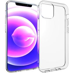 Mobigear Basics Doorzichtig iPhone 13 Mini Hoesje Flexibel TPU Backcover - Transparant