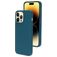 Mobiparts iPhone 14 Pro Max Siliconen Hoesje Backcover - Blueberry Blue