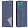 Mobigear Rhombus Slim Motorola Edge 40 Neo Hoesje Bookcase - Blauw