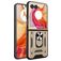 Mobigear Armor Ring Motorola Razr 50 Ultra Hoesje Hardcase Backcover Shockproof met Ringhouder - Goud
