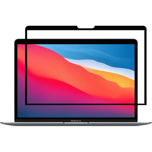 GrizzlyCoat MacBook Air 13 Inch (2010-2019) Screenprotector Anti-Glare Folie - Case Friendly - Zwart Model A1369 / A1466