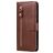 Mobigear Zipper Xiaomi Mi Note 10 Lite Hoesje Bookcase Portemonnee - Bruin