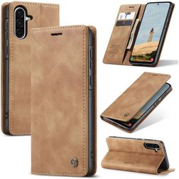 CaseMe 013 Samsung Galaxy A56 Hoesje Bookcase Portemonnee - Bruin