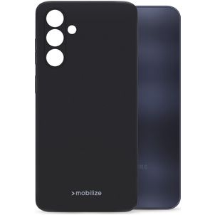Mobilize Rubber Gelly Samsung Galaxy A25 Hoesje Flexibel TPU Backcover - Matt Black