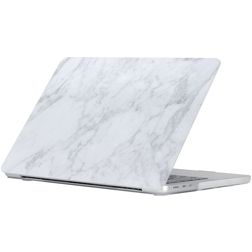 Mobigear Marble MacBook Air 15 Inch (2023-2025) Hoes Hardshell Laptopcover MacBook Case - Grijs - Model A2941 / A3114 / A3241