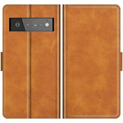 Mobigear Slim Magnet Google Pixel 6 Pro Hoesje Bookcase Portemonnee - Cognac