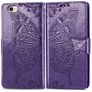 Mobigear Butterfly iPhone SE (2022) Hoesje Bookcase Portemonnee - Paars