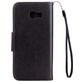 Mobigear Flowers Samsung Galaxy A5 (2017) Hoesje Bookcase Portemonnee - Zwart