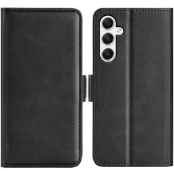 Mobigear Slim Magnet Samsung Galaxy A35 Hoesje Bookcase Portemonnee - Zwart
