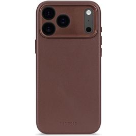 Decoded iPhone 17 Pro Max Hoesje Echt Leer Backcover Shockproof - Dark Ruby