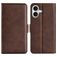 Mobigear Slim Magnet iPhone 17 Hoesje Bookcase Portemonnee - Bruin