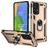 Mobigear Armor Ring Samsung Galaxy A73 Hoesje Hardcase Backcover Shockproof met Ringhouder - Goud