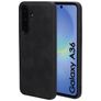 Mobiparts Classic Samsung Galaxy A36 MagSafe Hoesje TPU,Kunstleer Backcover - Graphite Black