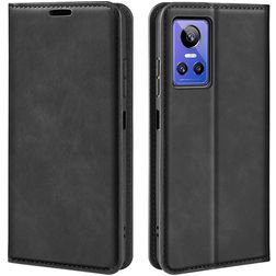 Mobigear Retro Slim Realme GT Neo 3 Hoesje Bookcase Portemonnee - Zwart
