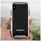 Mobigear Armor iPhone XS Max Hoesje Hardcase Backcover Shockproof - Zwart / Zilver