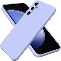 Mobigear Colors Samsung Galaxy A55 Siliconen Hoesje Backcover - Paars
